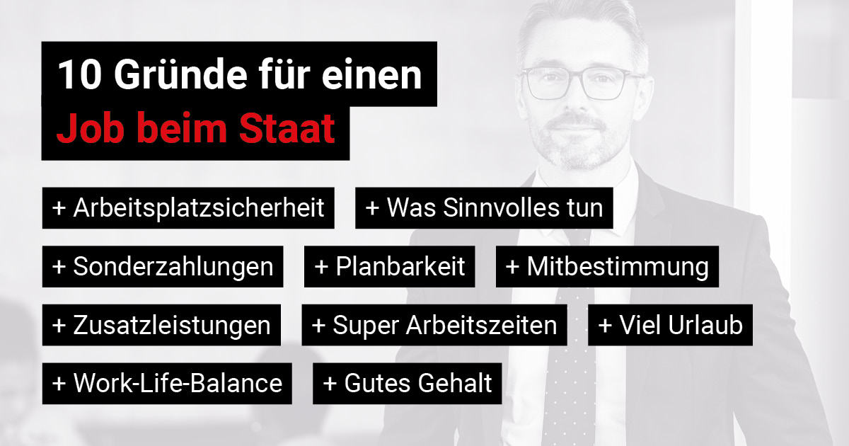 Jobs beim Staat